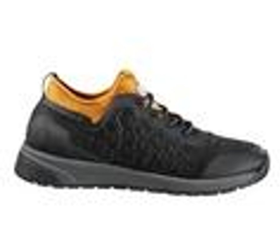 Men Carhartt Soft Toe | Men'S Carhartt Cmd360 Force Sd Soft Toe Slip-Resistant Shoes Black/Gold