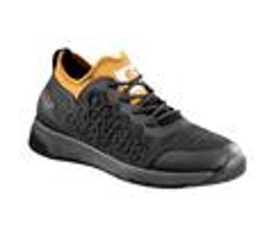 Men Carhartt Soft Toe | Men'S Carhartt Cmd360 Force Sd Soft Toe Slip-Resistant Shoes Black/Gold