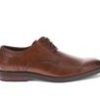 Men Dockers Oxfords | Men'S Dockers Braden Dress Oxfords Cognac