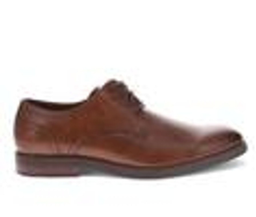 Men Dockers Oxfords | Men'S Dockers Braden Dress Oxfords Cognac