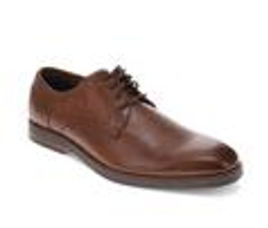 Men Dockers Oxfords | Men'S Dockers Braden Dress Oxfords Cognac