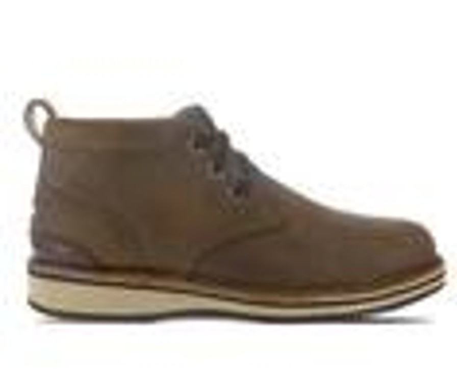 Men Rockport Works Electric Hazard | Men'S Rockport Works Prestige Point Steel Toe Work Boots Beeswax Brown