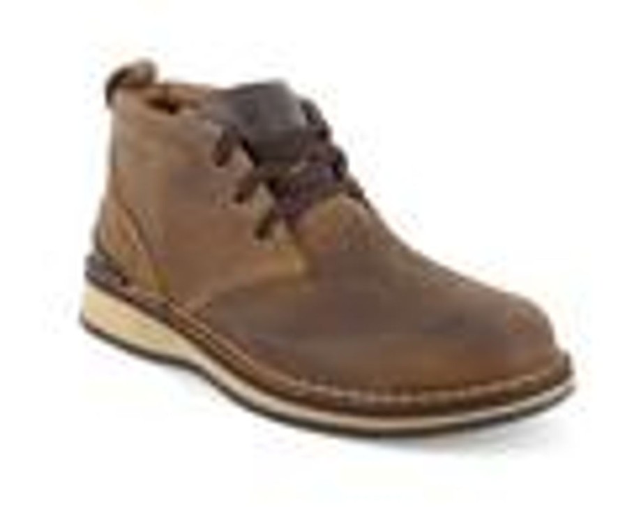 Men Rockport Works Electric Hazard | Men'S Rockport Works Prestige Point Steel Toe Work Boots Beeswax Brown