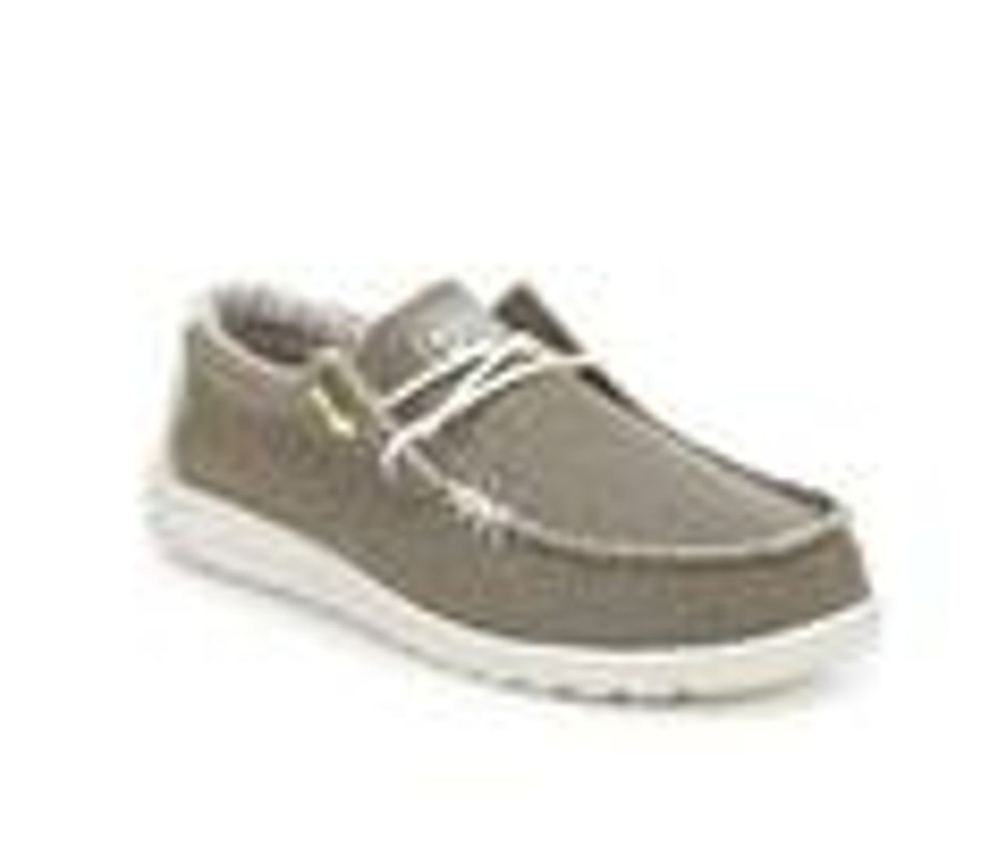 Men HEYDUDE Loafers And Slip-Ons | Men'S Heydude Wally Braided Casual Shoes Fossil