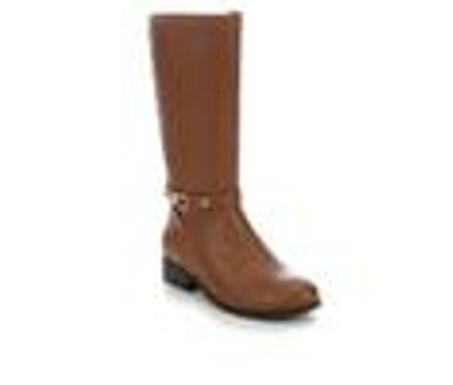 Kids MICHAEL KORS Boots | Girls' Michael Kors Little Kid & Big Kid Finley Drake Knee-High Boots Caramel/Gold