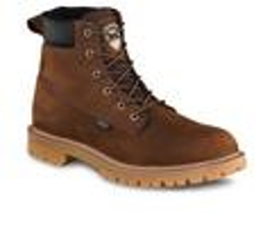 Men Irish Setter by Red Wing Waterproof | Men'S Irish Setter By Red Wing Hopkins 83614 Work Boots Brown