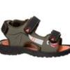 Kids Rugged Bear Sandals | Boys' Rugged Bear Toddler Rb88284H Open Toe Sport Sandals Olive/Black