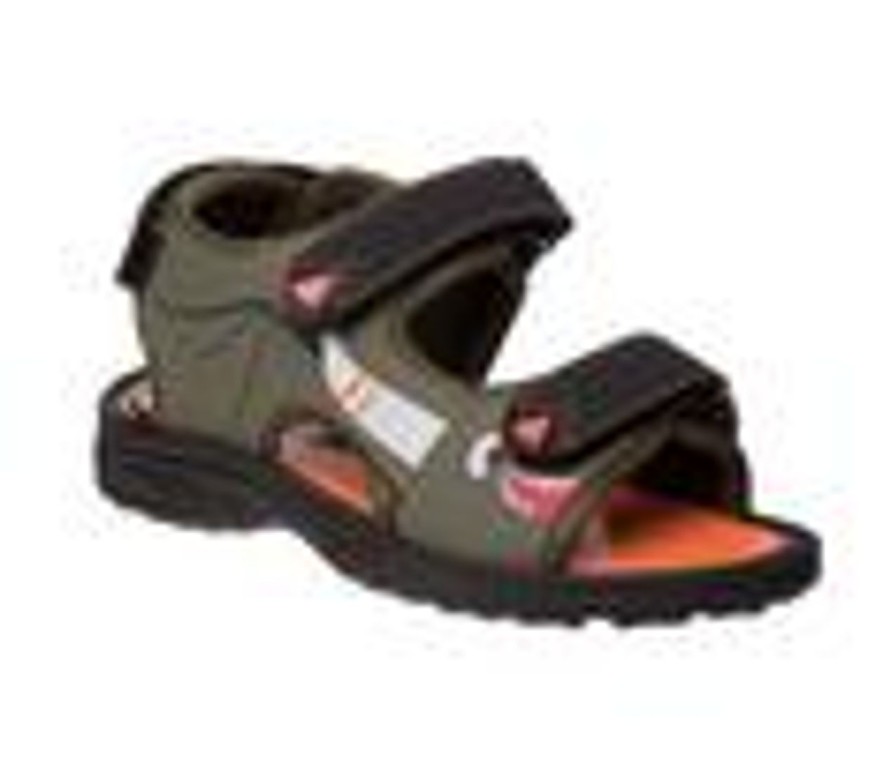 Kids Rugged Bear Sandals | Boys' Rugged Bear Toddler Rb88284H Open Toe Sport Sandals Olive/Black