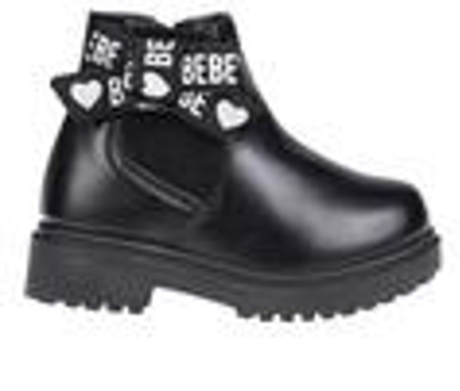 Kids Bebe Boots | Girls' Bebe Toddler Monnie Chelsea Booties Black