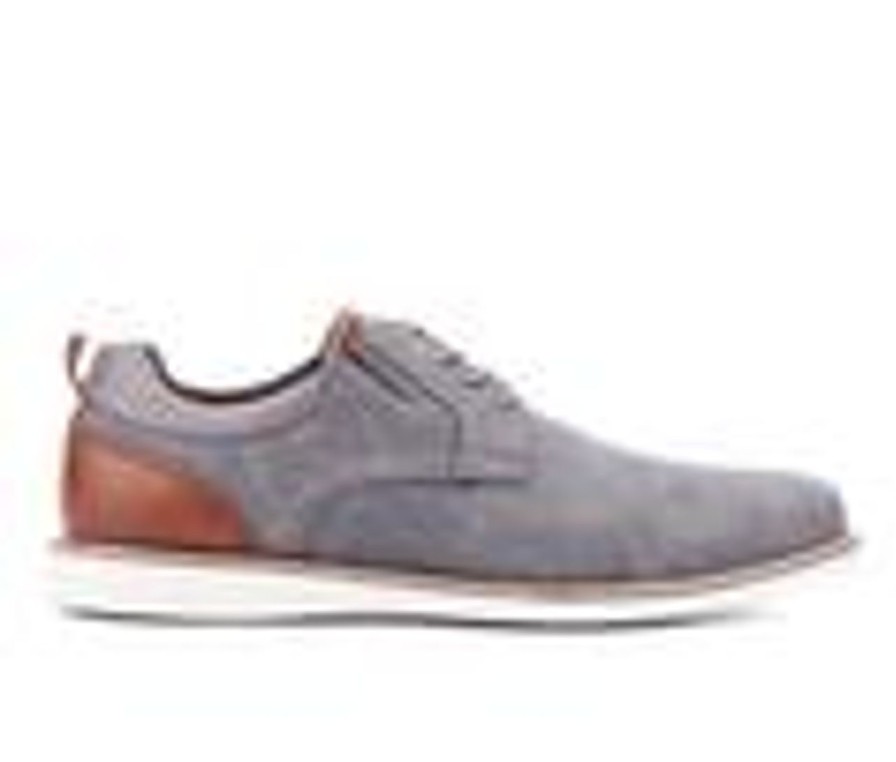 Men Reserved Footwear Oxfords | Men'S Reserved Footwear Vertigo Oxfords Gray