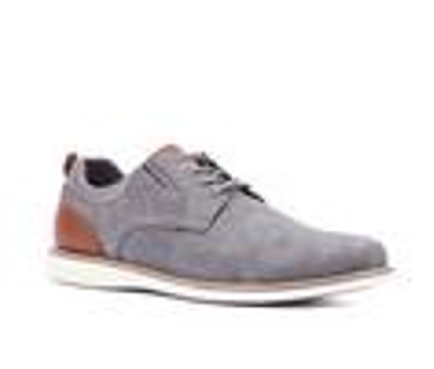 Men Reserved Footwear Oxfords | Men'S Reserved Footwear Vertigo Oxfords Gray