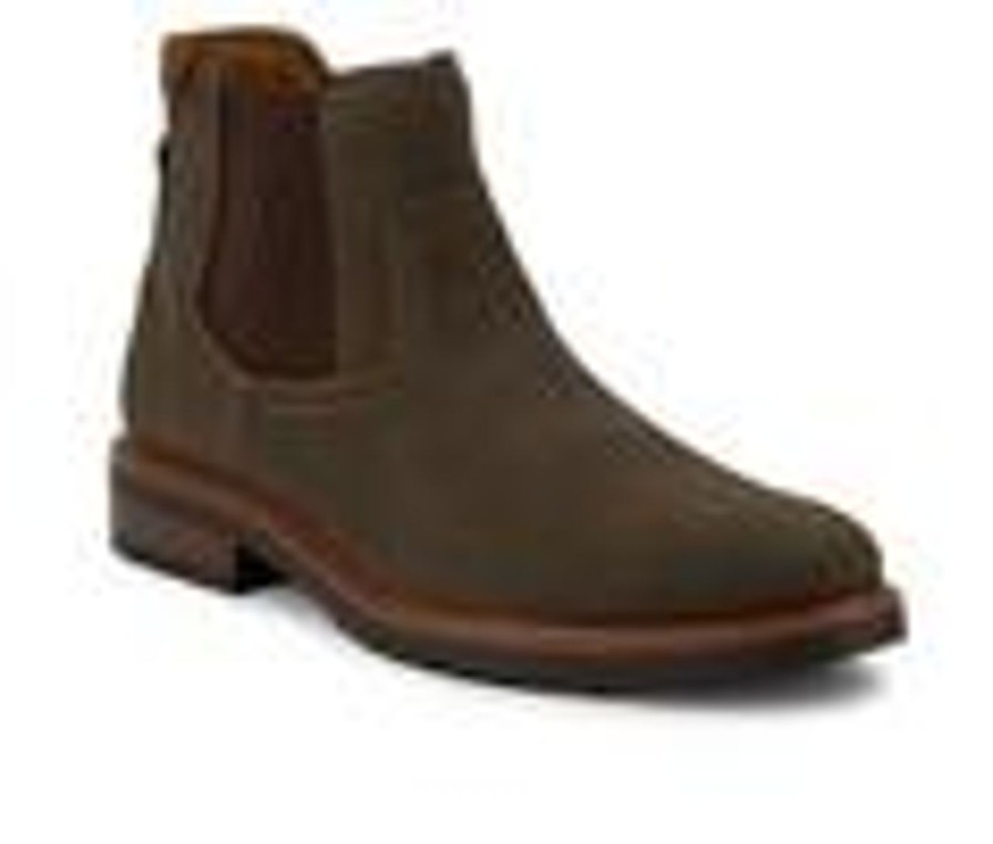 Men Dockers Boots | Men'S Dockers Ransom Chelsea Boots Dark Brown