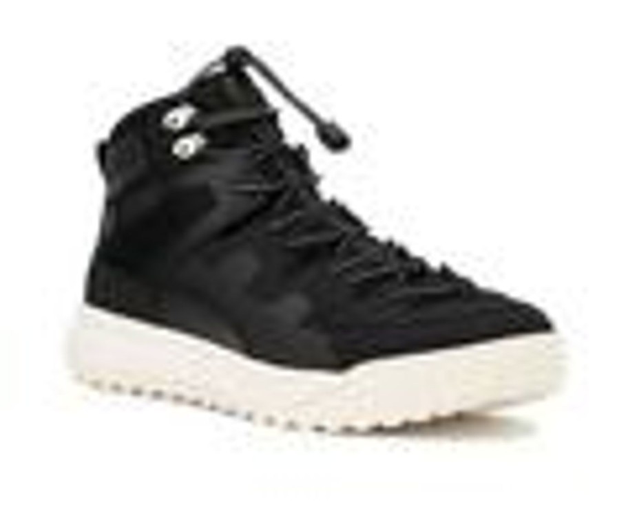 Men Hybrid Green Label High Tops | Men'S Hybrid Green Label Squill High Top Dress Sneakers Black