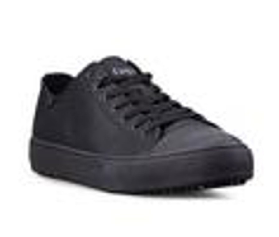 Men Lugz Slip Resistant | Men'S Lugz Stagger Lo Slip Resistant Safety Shoes Black