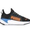 Kids Puma Athletics & Sneakers | Boys' Puma Big Kid Softride Premier Slip-On Running Shoes Blk/Org/Blu/Wht