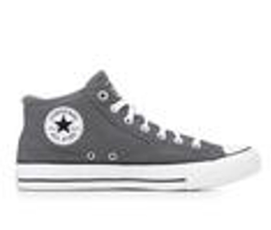 Men Converse High Tops | Men'S Converse Ctas Malden Hi Sneakers Grey/Black/Whit