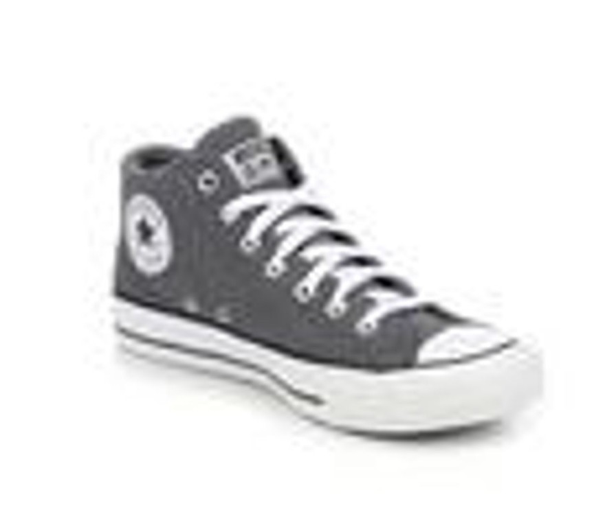 Men Converse High Tops | Men'S Converse Ctas Malden Hi Sneakers Grey/Black/Whit