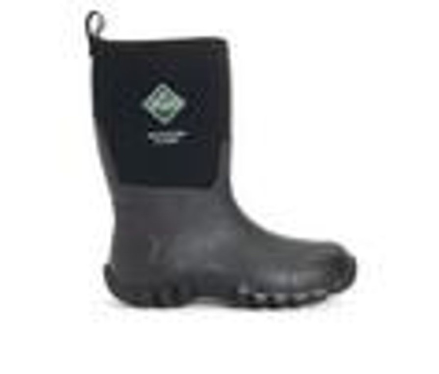 Men Muck Boots Waterproof | Men'S Muck Boots Edgewater Classic Mid Work Boots Black