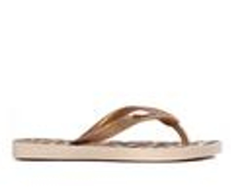 Kids Ipanema Sandals | Girls' Ipanema Little Kid & Big Kid Temas Xi Flip-Flops Beige/Gold