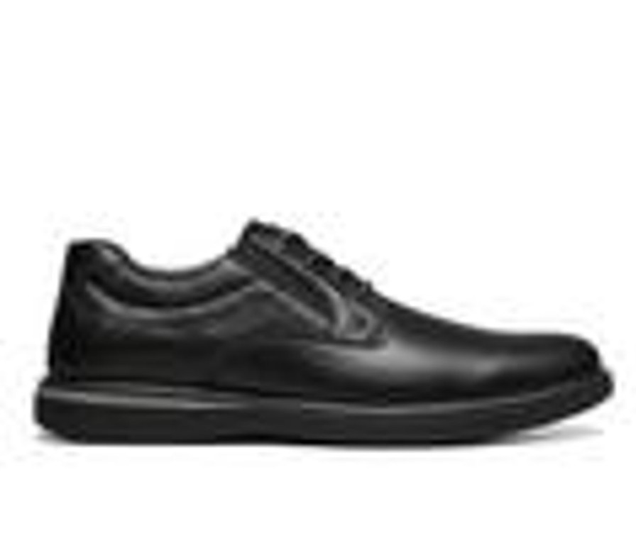 Men Nunn Bush Oxfords | Men'S Nunn Bush Bayridge Plain Toe Oxfords Black