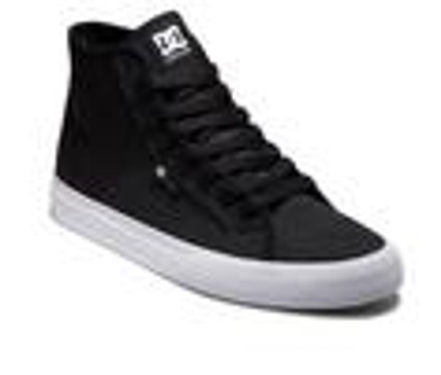 Men DC High Tops | Men'S Dc Manual Hi Txse Skate Shoes Black/White