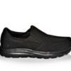 Men Skechers Work Loafers And Slip-Ons | Men'S Skechers Work 77048 Mcallen Safety Shoes Black