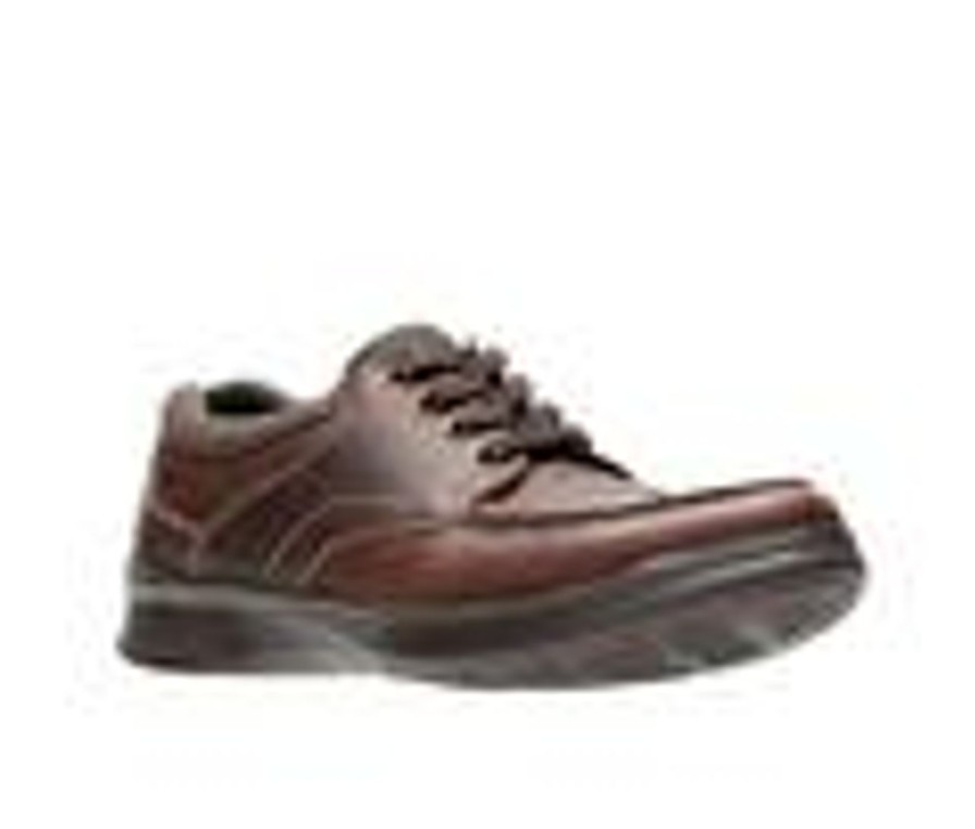 Men Clarks Oxfords | Men'S Clarks Cotrell Edge Casual Oxfords Brown Oily