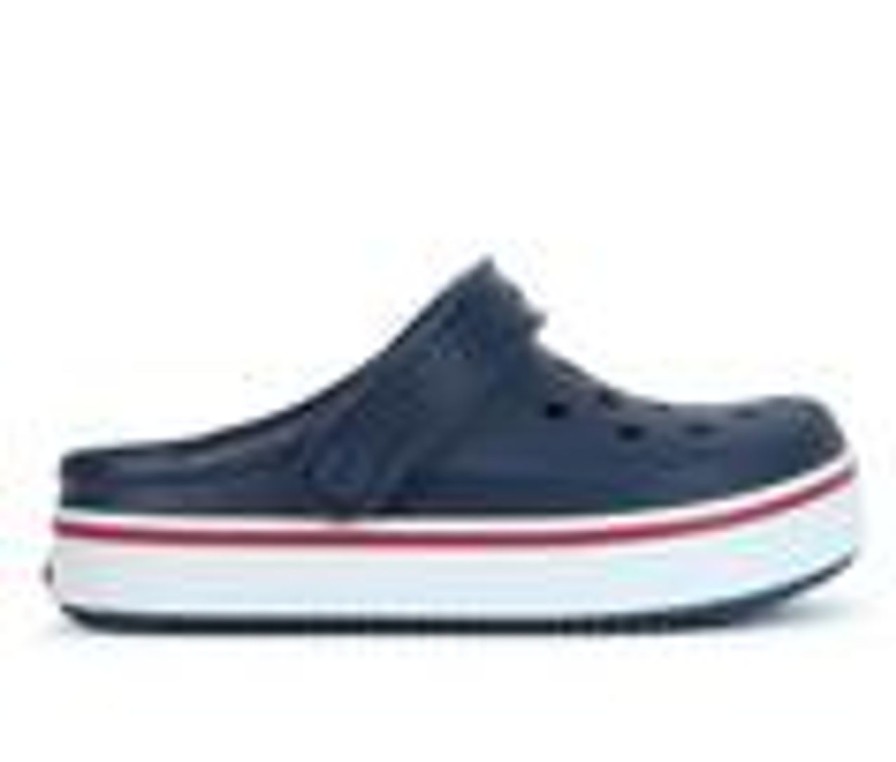 Kids Crocs Casual | Boys' Crocs Infant Off Court Clog 4-10 Navy/Pepper