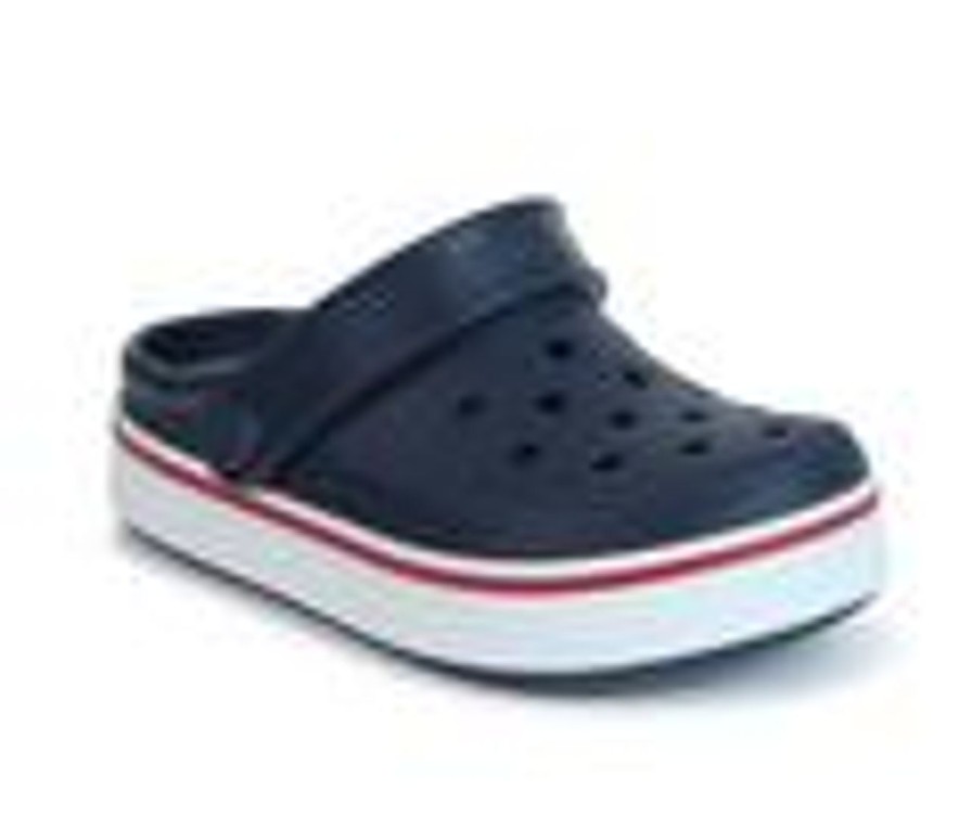 Kids Crocs Casual | Boys' Crocs Infant Off Court Clog 4-10 Navy/Pepper