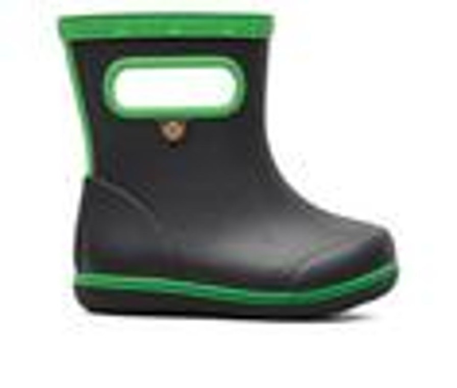 Kids Bogs Footwear Boots | Kids' Bogs Footwear Toddler & Little Kid Skipper Ii Solid Rain Boots Navy/Green