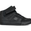 Kids DC Athletics & Sneakers | Boys' Dc Little Kid & Big Kid Pure Ev High-Top Sneakers Black/Black