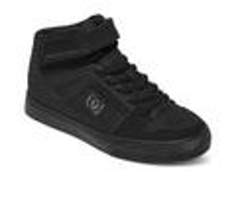 Kids DC Athletics & Sneakers | Boys' Dc Little Kid & Big Kid Pure Ev High-Top Sneakers Black/Black