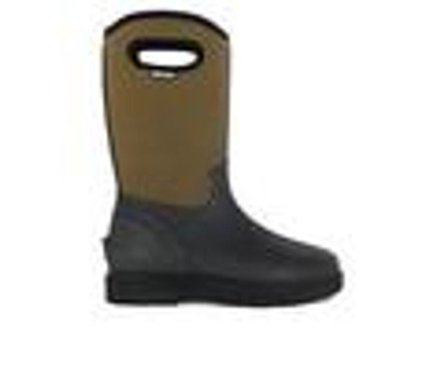 Men Bogs Footwear Soft Toe | Men'S Bogs Footwear Roper Work Boots Black