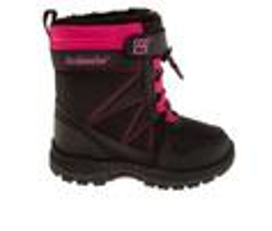 Kids Avalanche Boots | Girls' Avalanche Little Kid & Big Kid Cool Groove Winter Boots Black/Pink