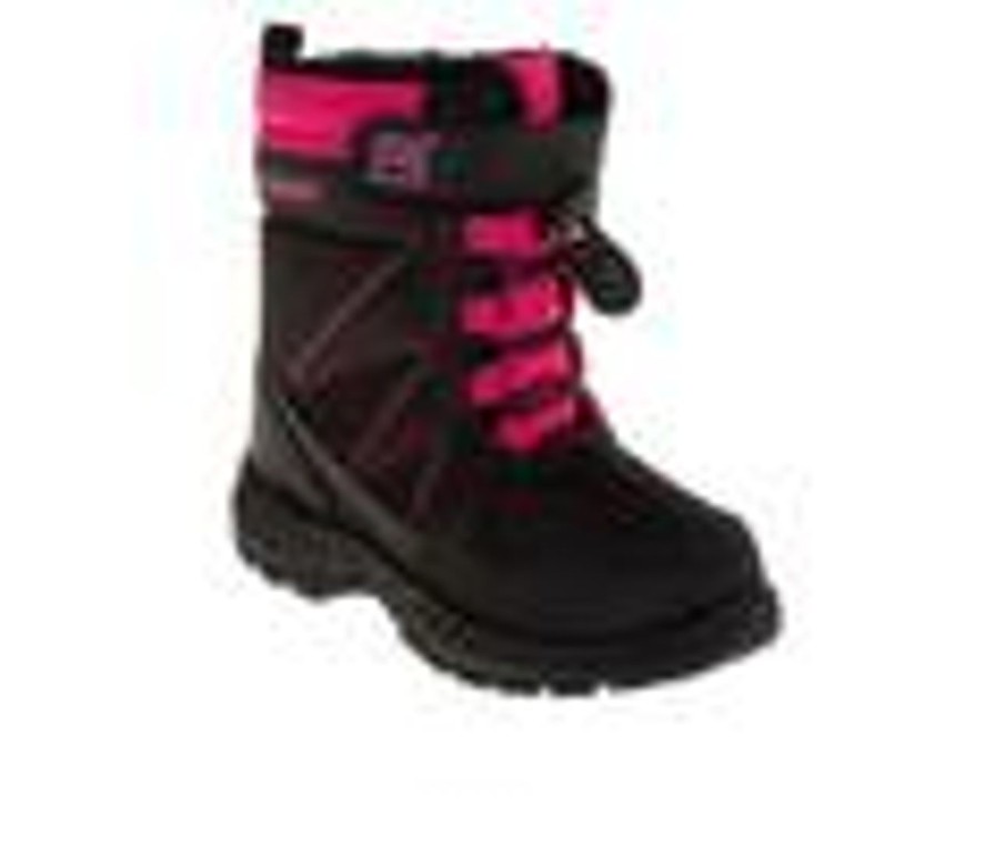 Kids Avalanche Boots | Girls' Avalanche Little Kid & Big Kid Cool Groove Winter Boots Black/Pink