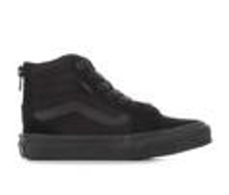 Kids Vans Athletics & Sneakers | Kids' Vans Little Kid & Big Kid Filmore High-Top Zip Sneakers Black/Black