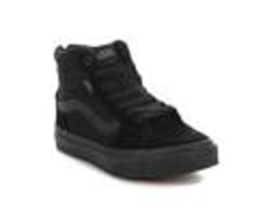 Kids Vans Athletics & Sneakers | Kids' Vans Little Kid & Big Kid Filmore High-Top Zip Sneakers Black/Black