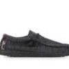 Men HEYDUDE Boat Shoes | Men'S Heydude Wally Stretch Poly Casual Shoes Midnight Bunker