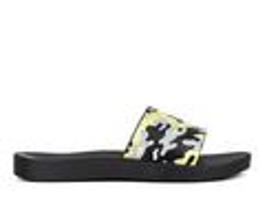 Kids Ipanema Sandals | Boys' Ipanema Little Kid & Big Kid Urban Iv Sport Slides Blk/Grey/Green