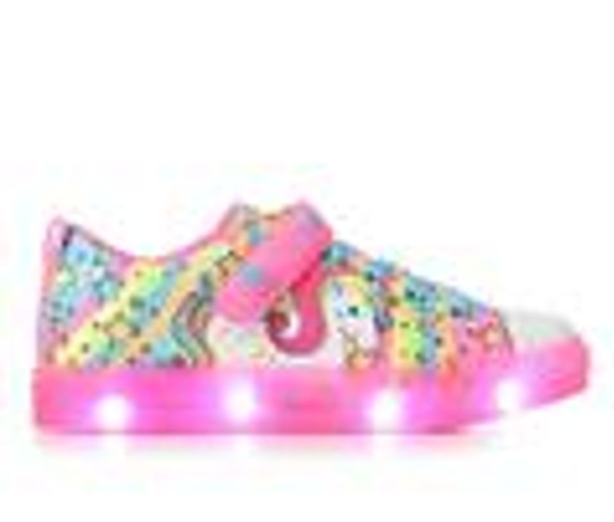 Kids Skechers Casual | Girls' Skechers Twinkle Sparks Ice 10.5-3 Hot Pink/Multi