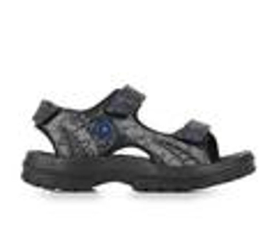 Kids Stone Canyon Sandals | Boys' Stone Canyon Little Kid & Big Kid Harvey Outdoor Sandals Black/Grey/Blue