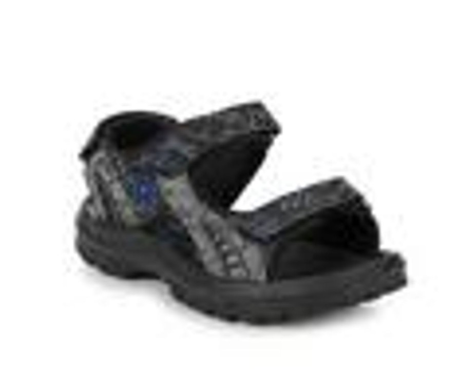 Kids Stone Canyon Sandals | Boys' Stone Canyon Little Kid & Big Kid Harvey Outdoor Sandals Black/Grey/Blue