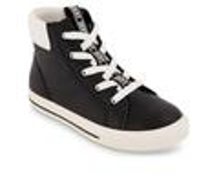 Kids DKNY Boots | Girls' Dkny Little Kid & Big Kid Hannah Jet High Top Sneakers Black