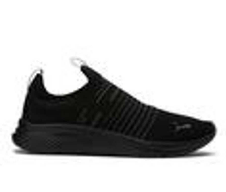 Men Puma Slip-Ons | Men'S Puma Softride Pro Echo Slip In Fashion Sneakers Black/Gray