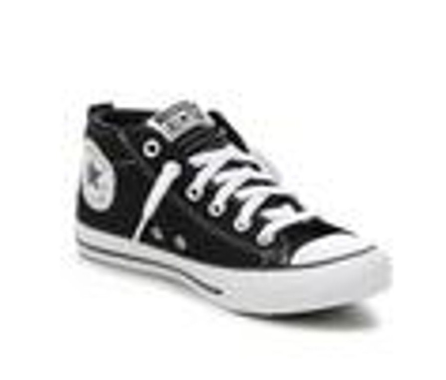 Kids Converse Athletics & Sneakers | Boys' Converse Little Kid Chuck Taylor All Star Street Mid Sneakers Black/White