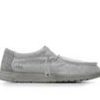 Men HEYDUDE Loafers And Slip-Ons | Men'S Heydude Wally Stretch Fleece Casual Shoes Grey