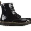 Kids Dr. Martens Boots | Girls' Dr. Martens Little Kid & Big Kid Zavala Jr. Combat Boots Black Patent