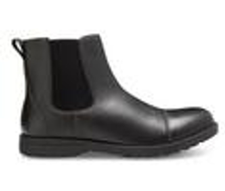 Men Eastland Boots | Men'S Eastland Drew Dress Chelsea Boots Black