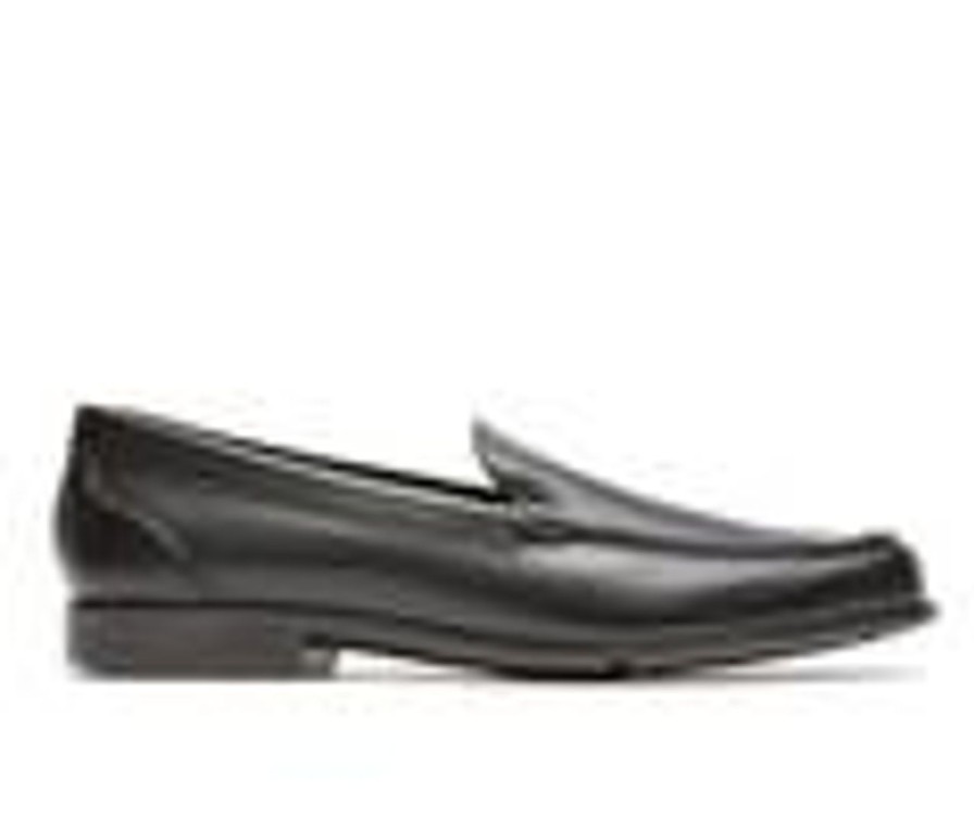 Men Rockport Loafers | Men'S Rockport Classic Loafer Lite Slip-On Shoes Black