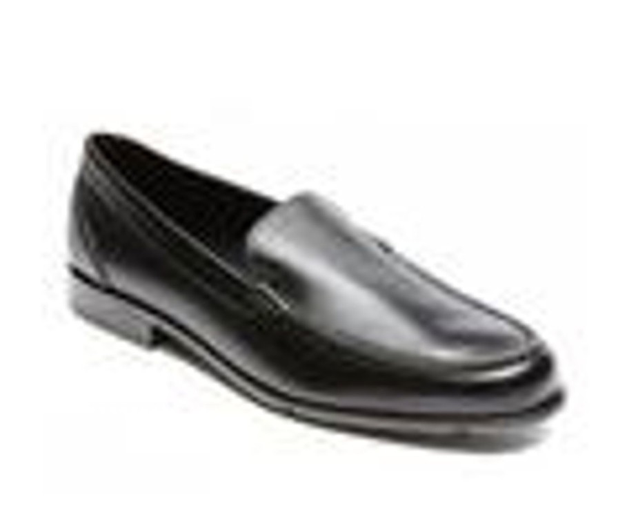 Men Rockport Loafers | Men'S Rockport Classic Loafer Lite Slip-On Shoes Black